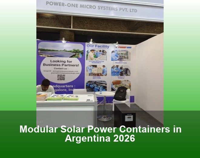 Modular Solar Power Containers in Argentina 2026